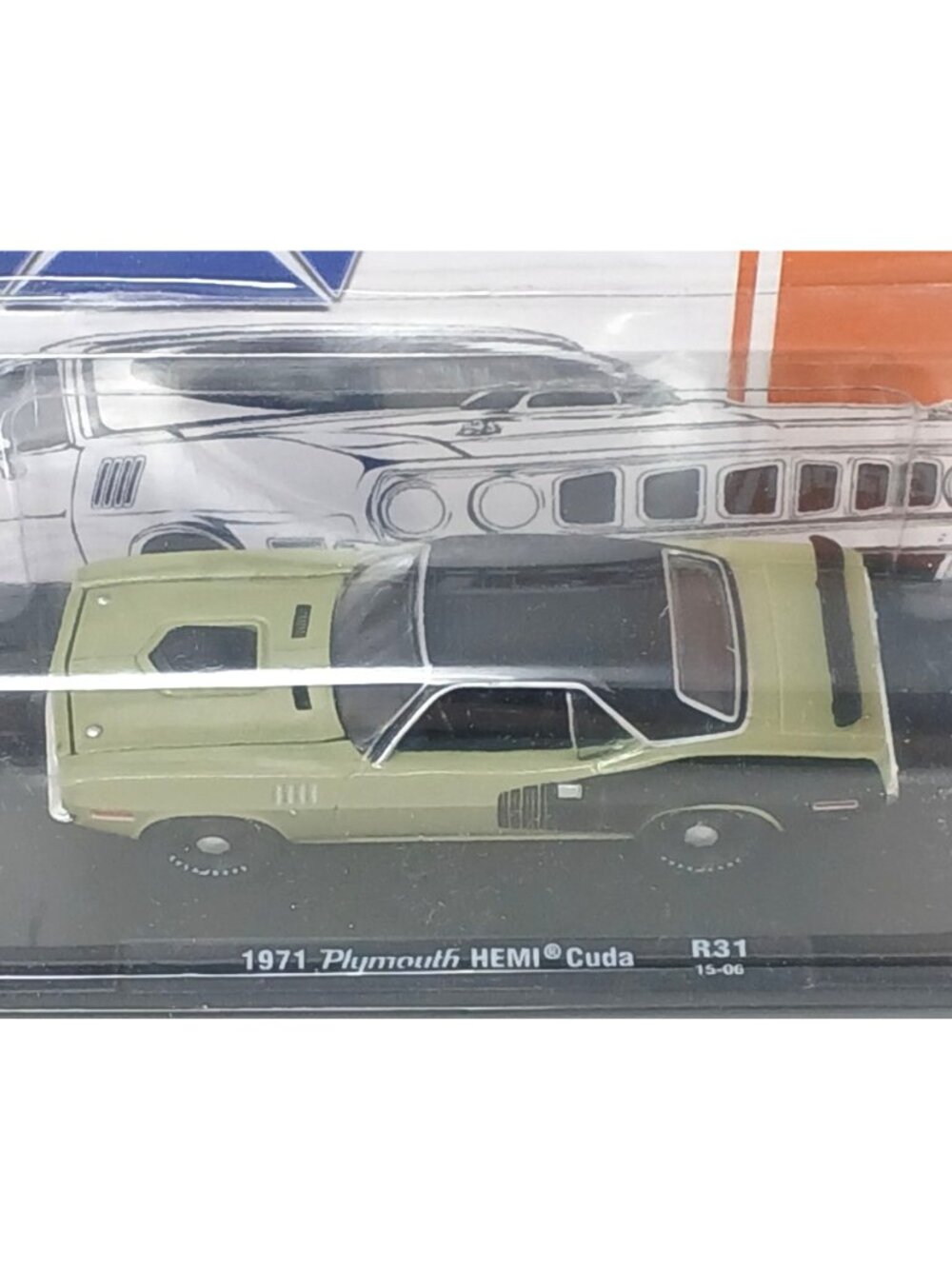 M2 Machines Auto-Drivers 1971 Plymouth HEMI Cuda Diecast W/Display New Sealed S4 - Picture 4 of 8